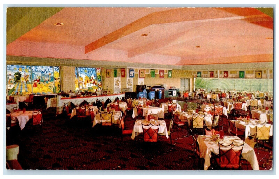 1965 Hotel Claremont Churchill's Restaurant San Francisco California CA Postcard