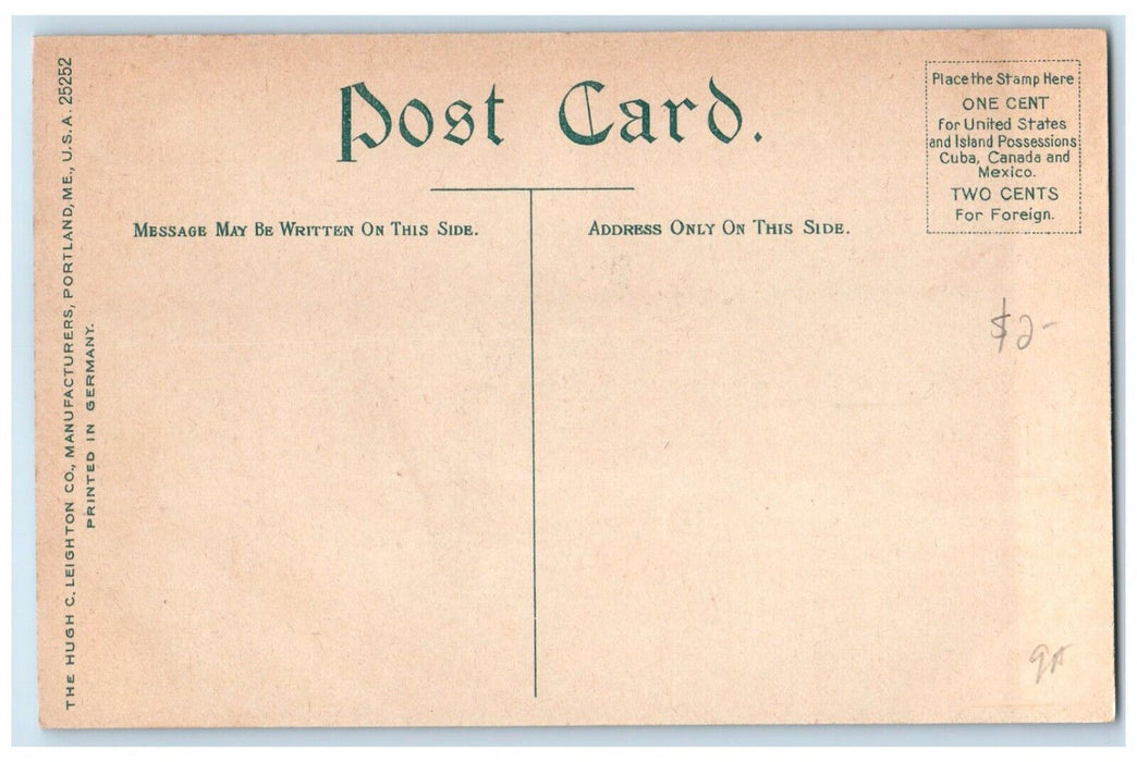 1910 Carriage Drive West Horse Carriage Claremont New Hampshire Antique Postcard