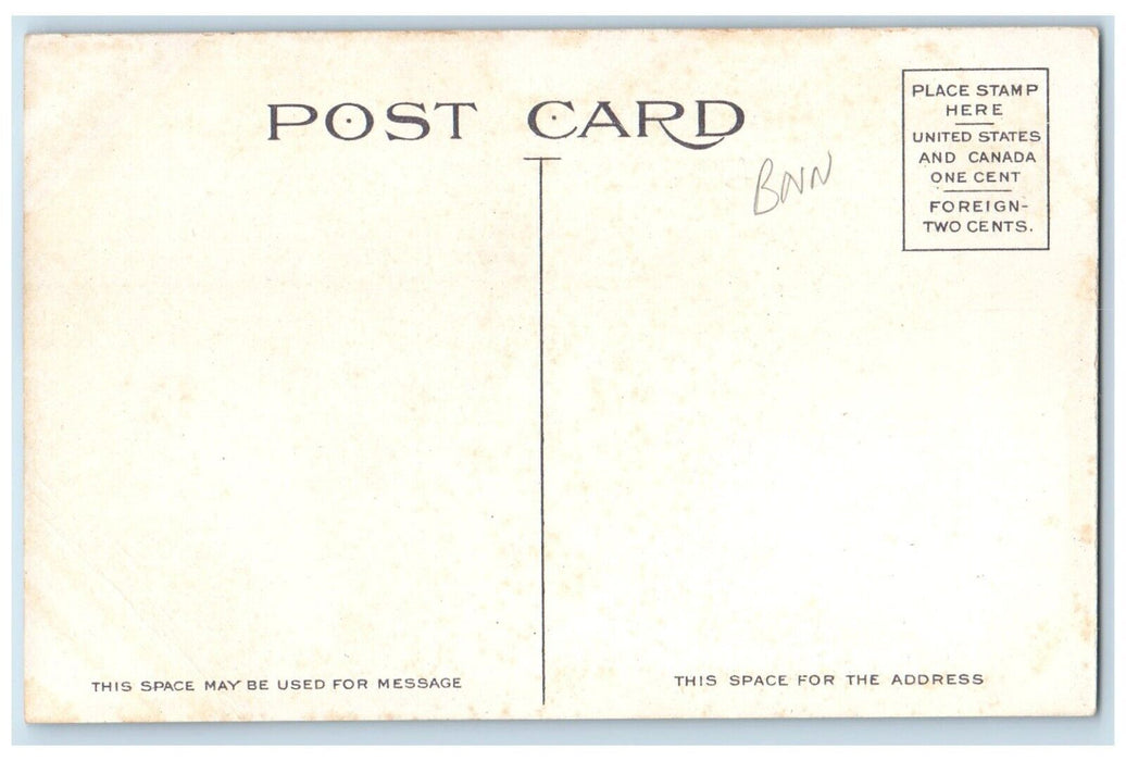 c1910 Birds Eye View Shaker Bridge Lake Mountain Lebanon New Hampshire Postcard