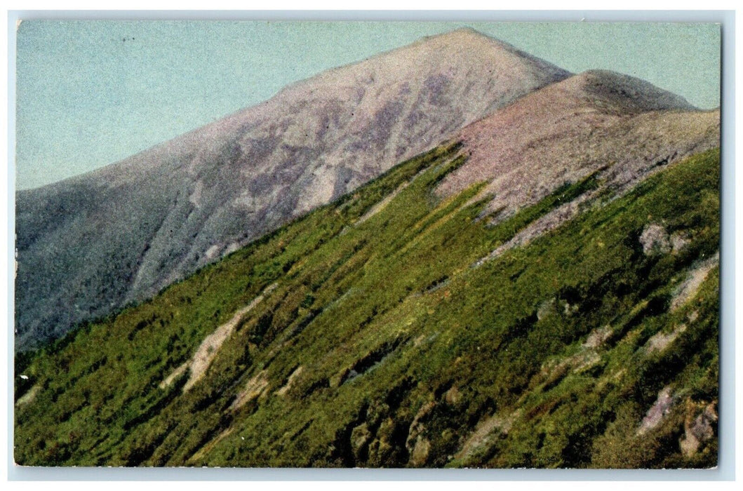 c1910 Aerial View Mt Lafayette Mt Lincoln North Woodstock New Hampshire Postcard