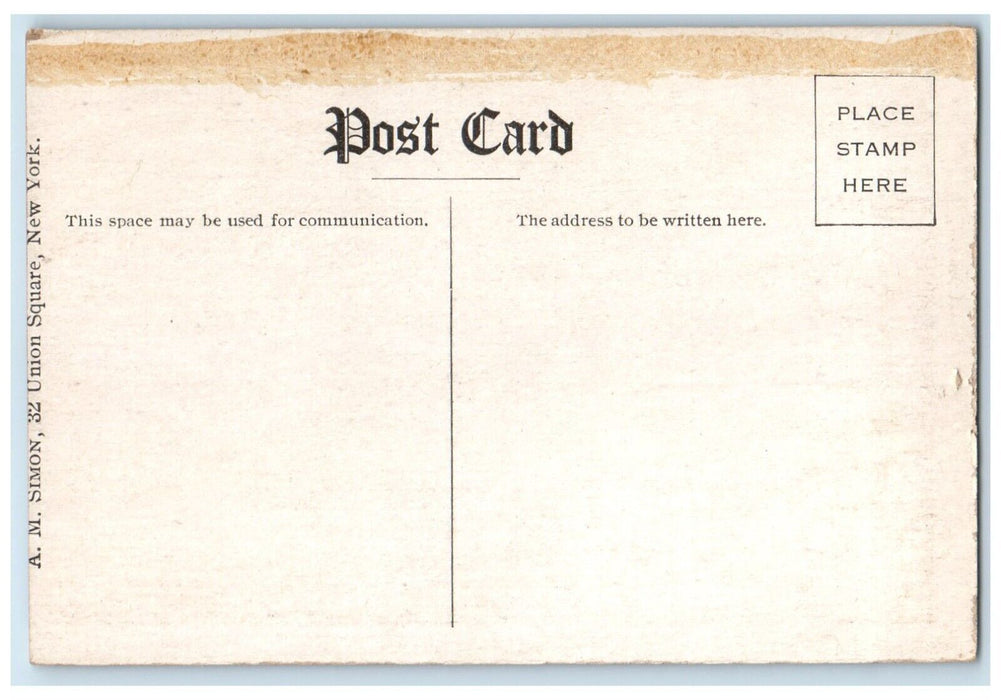 1910 Exterior View Post Office Building Lanesboro Massachusetts Antique Postcard