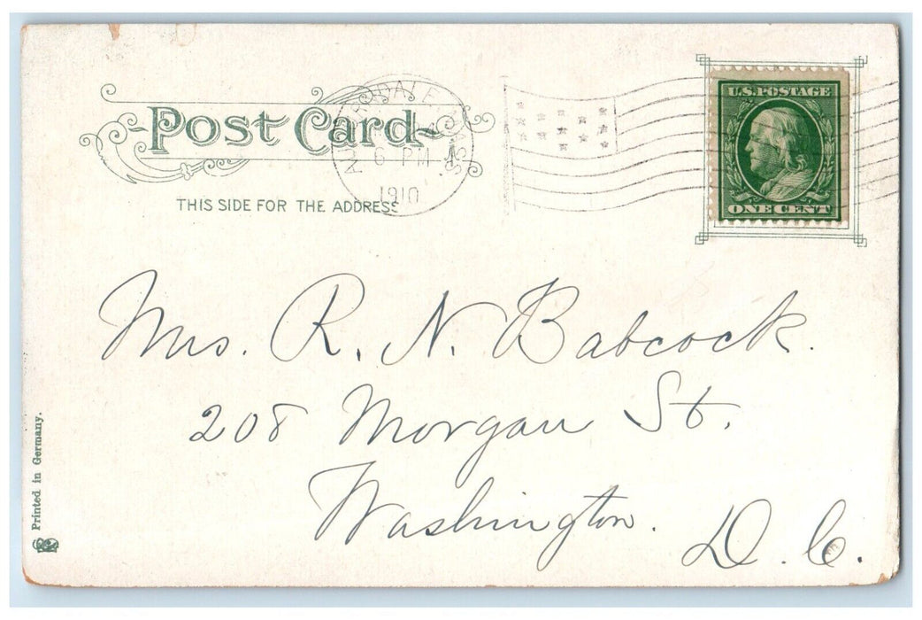 1910 Charles River Railroad Bridge Newton Lower Falls Massachusetts MA Postcard