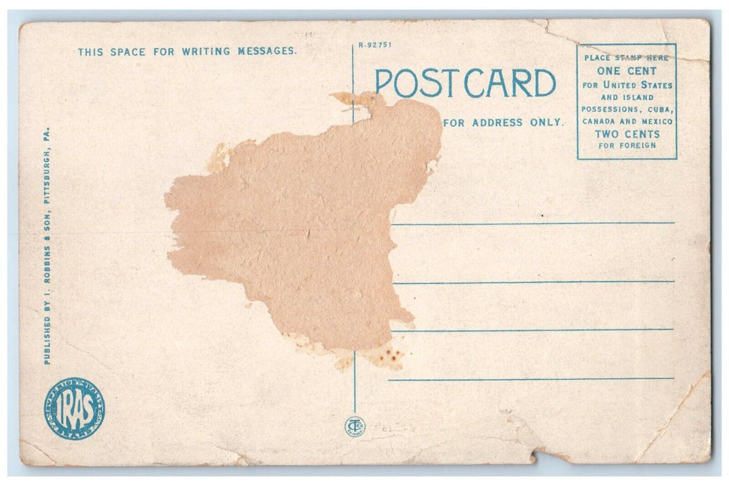 1920 Printing Mennonite Publishing House Scottdale Pennsylvania Vintage Postcard