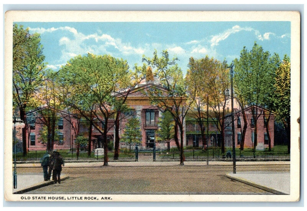c1920 Old State House Exterior Building Street Little Rock Arkansas AR Postcard