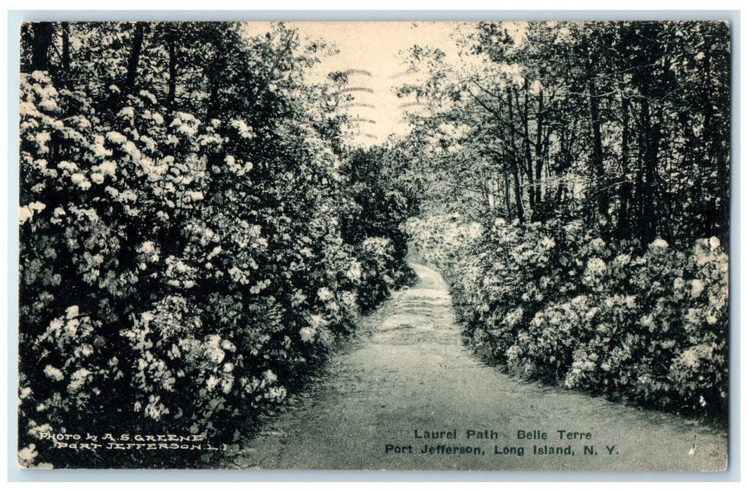1943 Laurel Path Belle Terre Port Jefferson Long Island New York NY Postcard