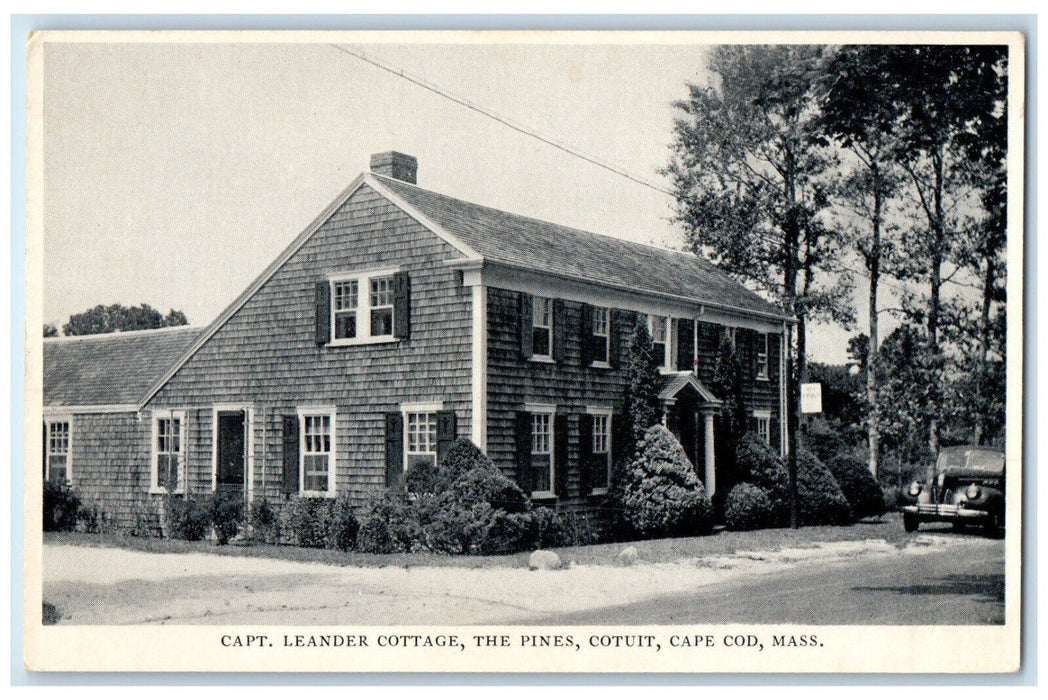 c1920s Capt. Leander Cottage The Pines Cotuit Cape Cod Massachusetts MA Postcard