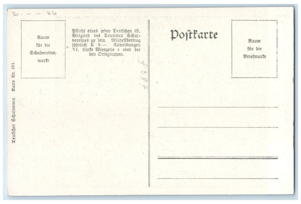 c1920's Johan Joseph Albert Opera Ekkehart Austria Number 6 Dancing Postcard