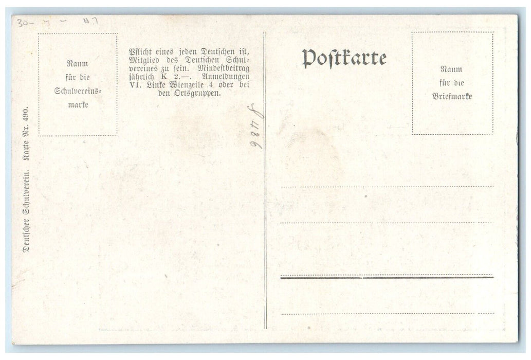 c1920's Johan Joseph Albert Opera Ekkehart Austria Number 7 Vintage Postcard