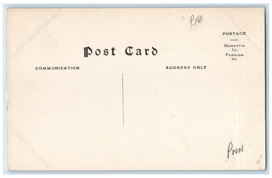 c1940's Tea Garden-in-the-Lane Edgartown Massachusetts MA Unposted Postcard