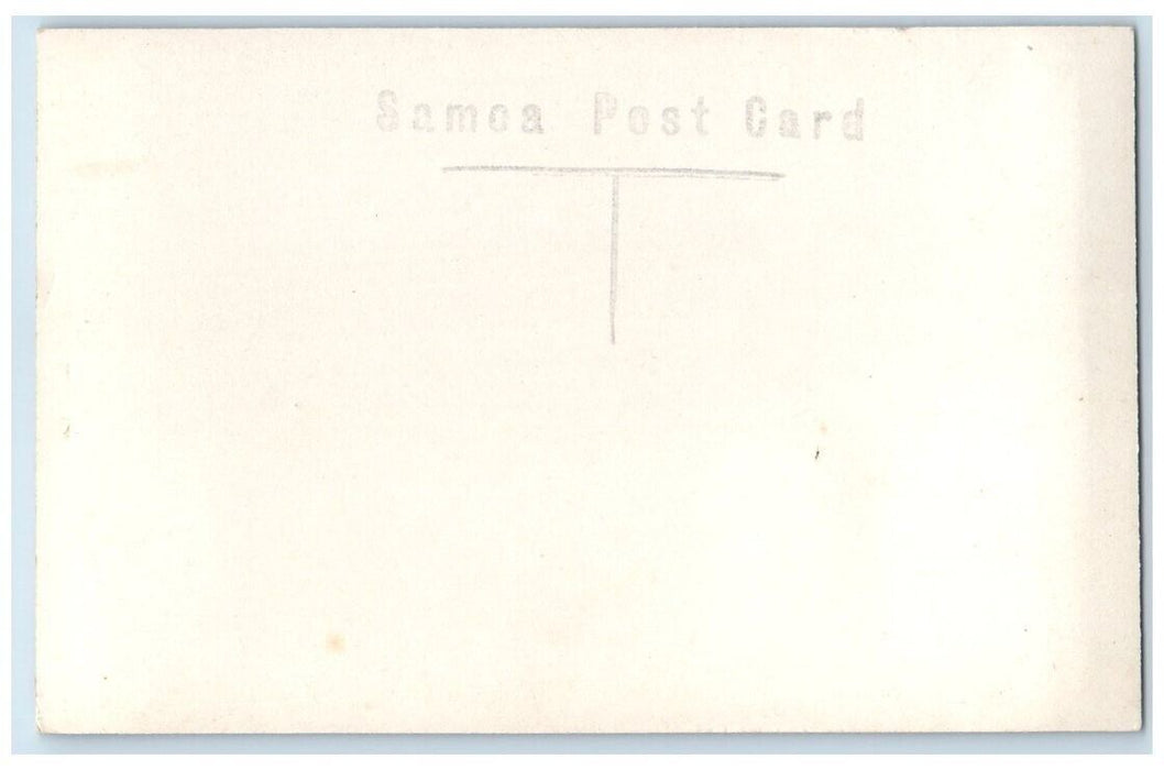 c1910's Wreck Of The SMS Adler German Shipwreck Ship Samoa RPPC Photo Postcard