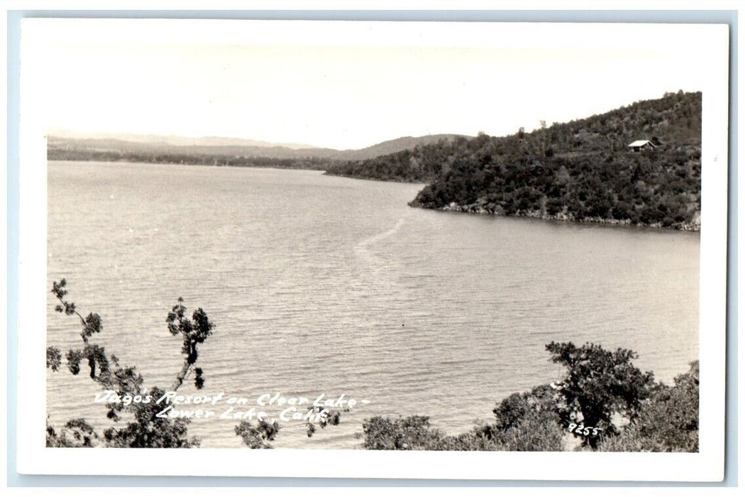 c1920's  Jago's Resort On Clear Lake Lower Lake CA RPPC Photo Unposted Postcard