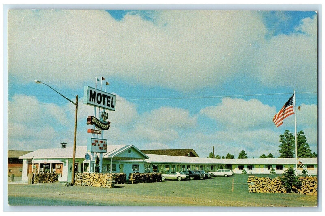 1969 Duffy's Westerner Motel Show Low Phoenix Arizona AZ Posted Vintage Postcard