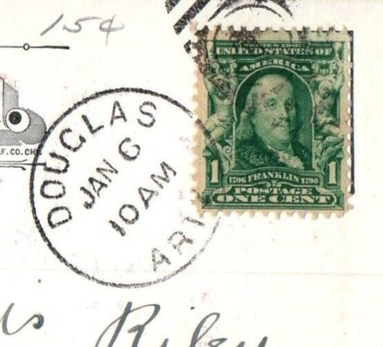 c1910 Sleeping Am Still Holding My Own Douglas Arizona AZ Posted Postcard