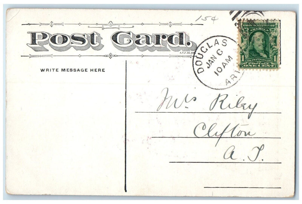 c1910 Sleeping Am Still Holding My Own Douglas Arizona AZ Posted Postcard