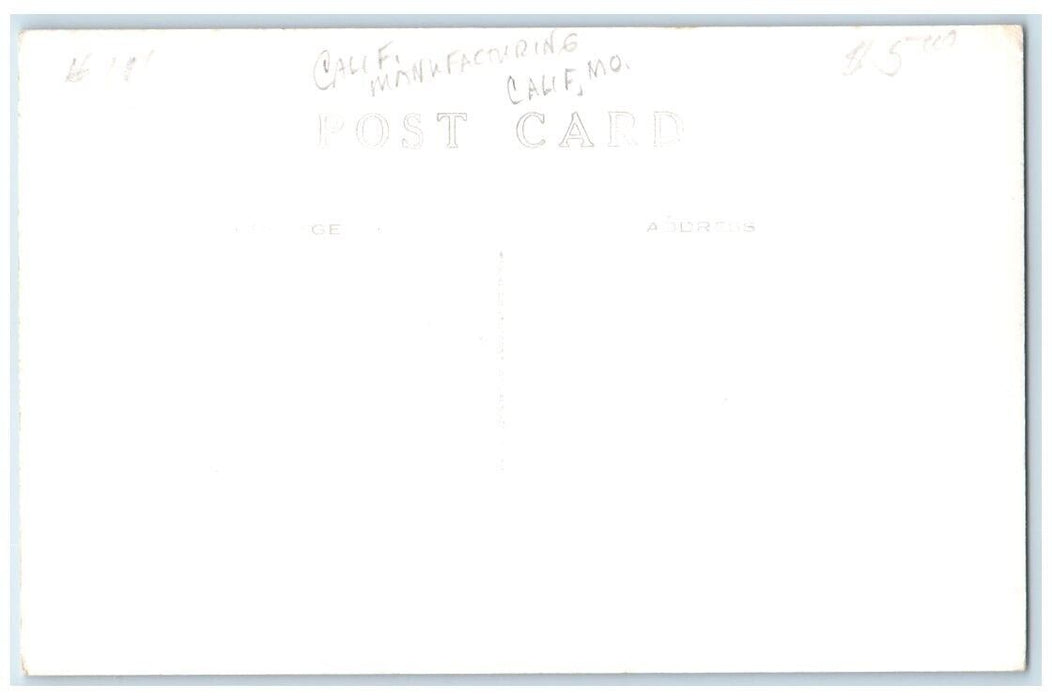 c1940's California Manufacturing Co. Business View MO RPPC Photo Postcard