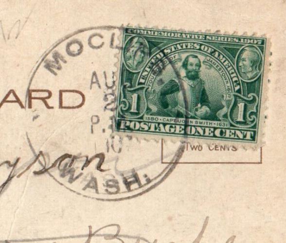 1909 Moclips By The Sea Moclips Washington WA Antique Posted Postcard