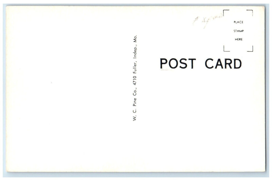 c1940 Barber County Court House Exterior Building Medicine Lodge Kansas Postcard