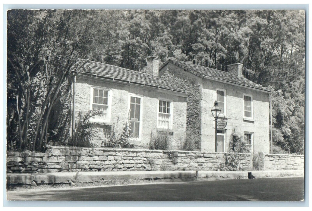 c1950's Pendarvis House Mineral Point Wisconsin WI RPPC Photo Vintage Postcard