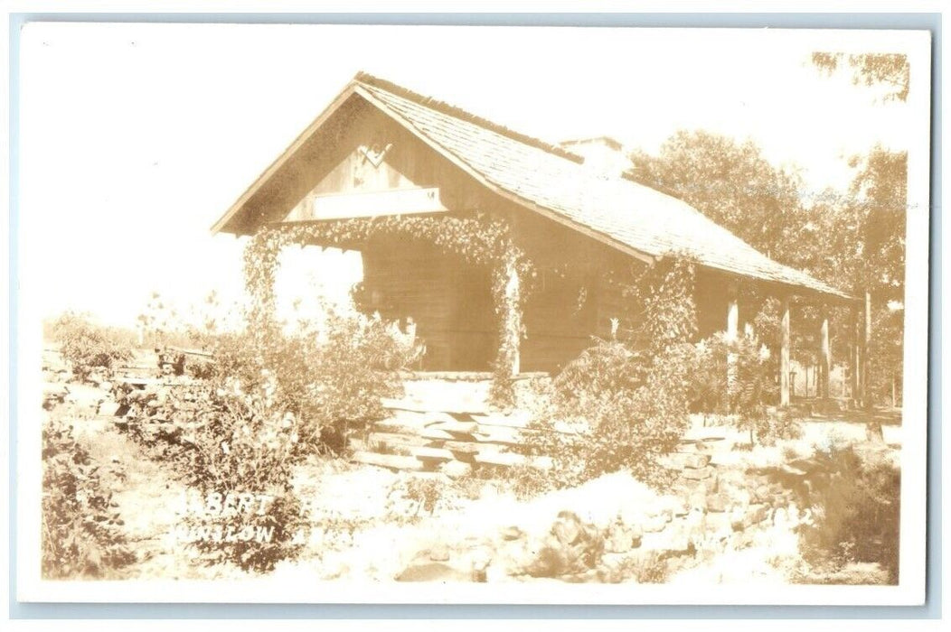 1941 Albert Pike School Museum View Winslow Arkansas AR RPPC Photo Postcard