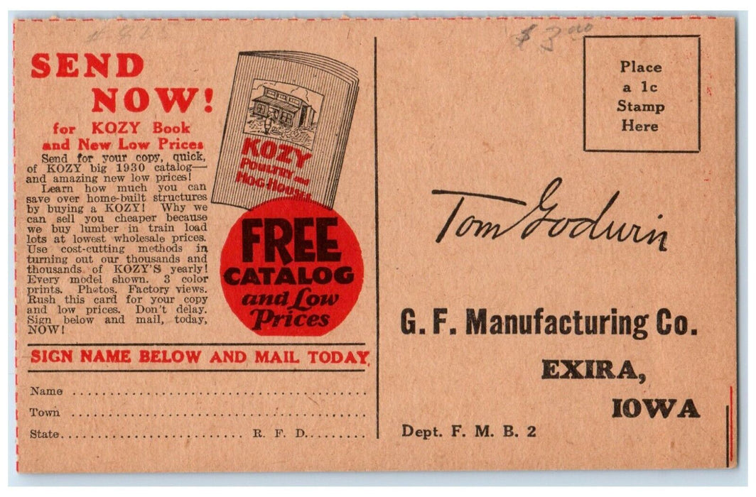 5 Reason Why Kozy Poultry And Hog Houses Exira Iowa IA Advertising Postcard