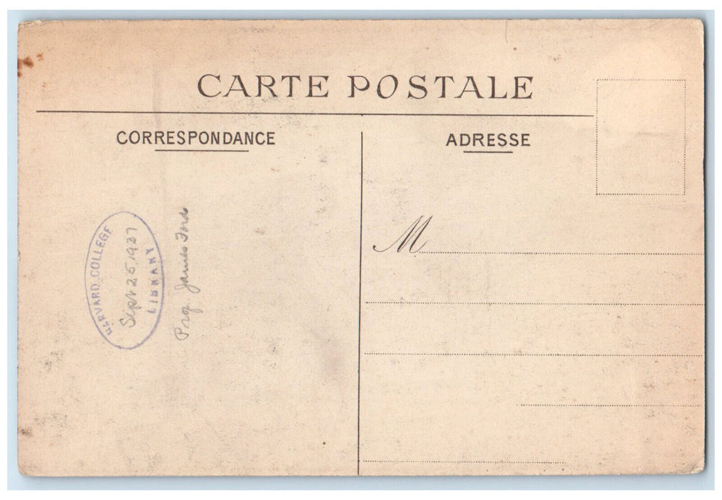 1937 Providence Street Bon Marche Of Caisse House Chartres France Postcard