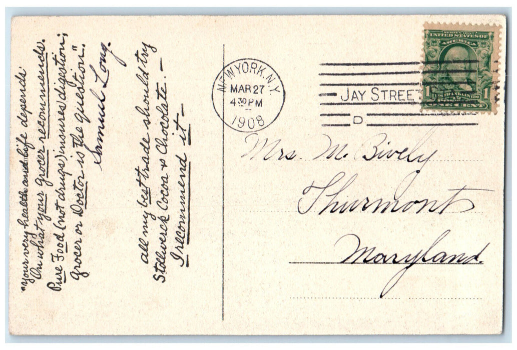 1908 Max Bridge with Burg Nuremberg Germany Antique Posted Postcard