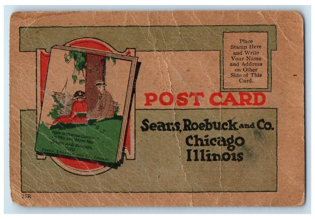 Book Made To Measure Clothes Sears Roebuck Co Chicago IL Advertising Postcard