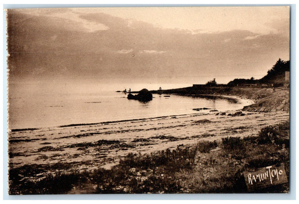 c1910 Lock Of Saint Jean Des Sables Chatelaillon Beach Angoulins France Postcard