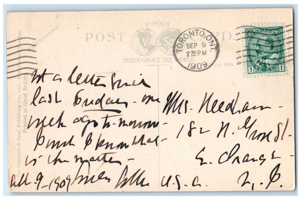 1909 Out for a Tramp High Park Toronto Canada Posted Antique Postcard