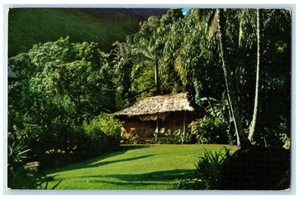 c1960 Waioli Tea Room Manoa Valley Army Girls Home Honolulu Hawaii HI Postcard