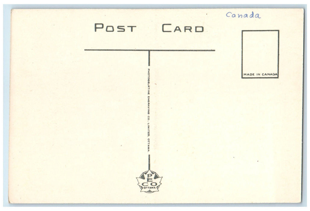 c1940's Caps Trinite Et Eternite Riviere Saguenay Quebec Canada Vintage Postcard