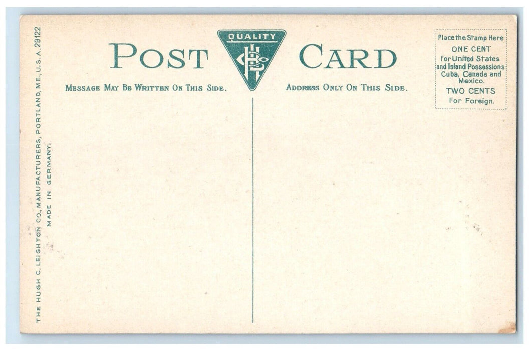 c1910 Garden Eden Lakeside Road Entrance Palm Beach Florida FL Unposted Postcard