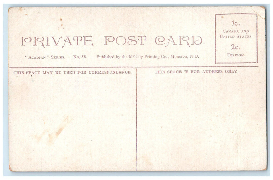 c1910 The Old Powder Magazine Annapolis Royal Nova Scotia Canada Postcard