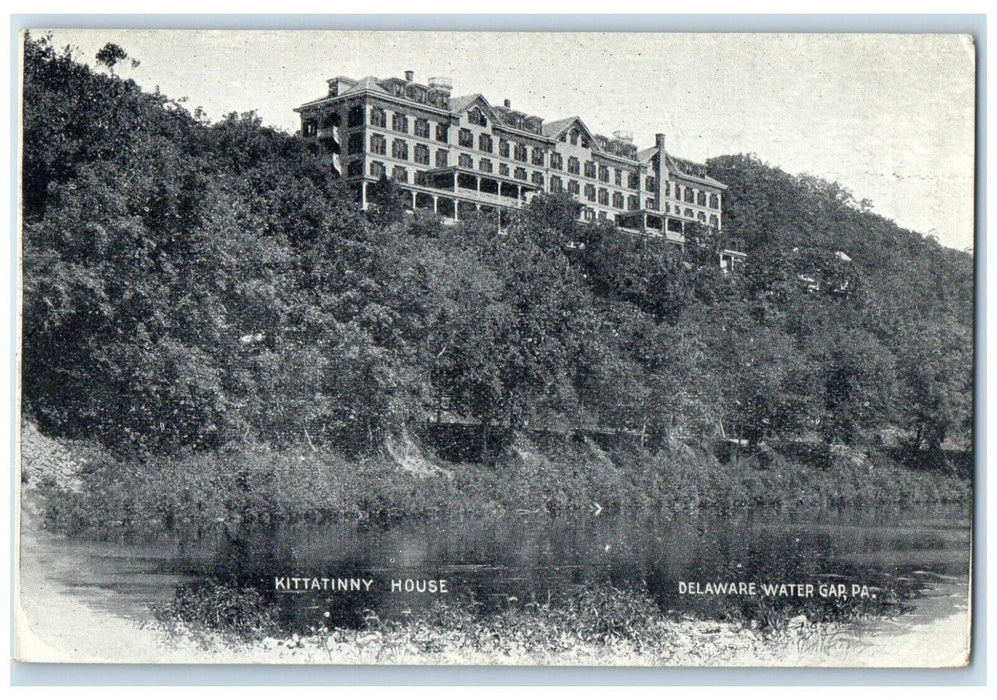 c1910's Kittatinny House Delaware Water Gap Pennsylvania PA Antique Postcard