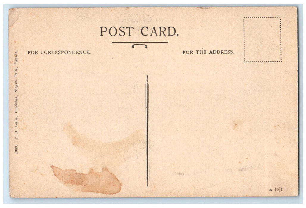 c1910 Goat Island of Ontario Power Companys Works Niagara Falls Canada Postcard