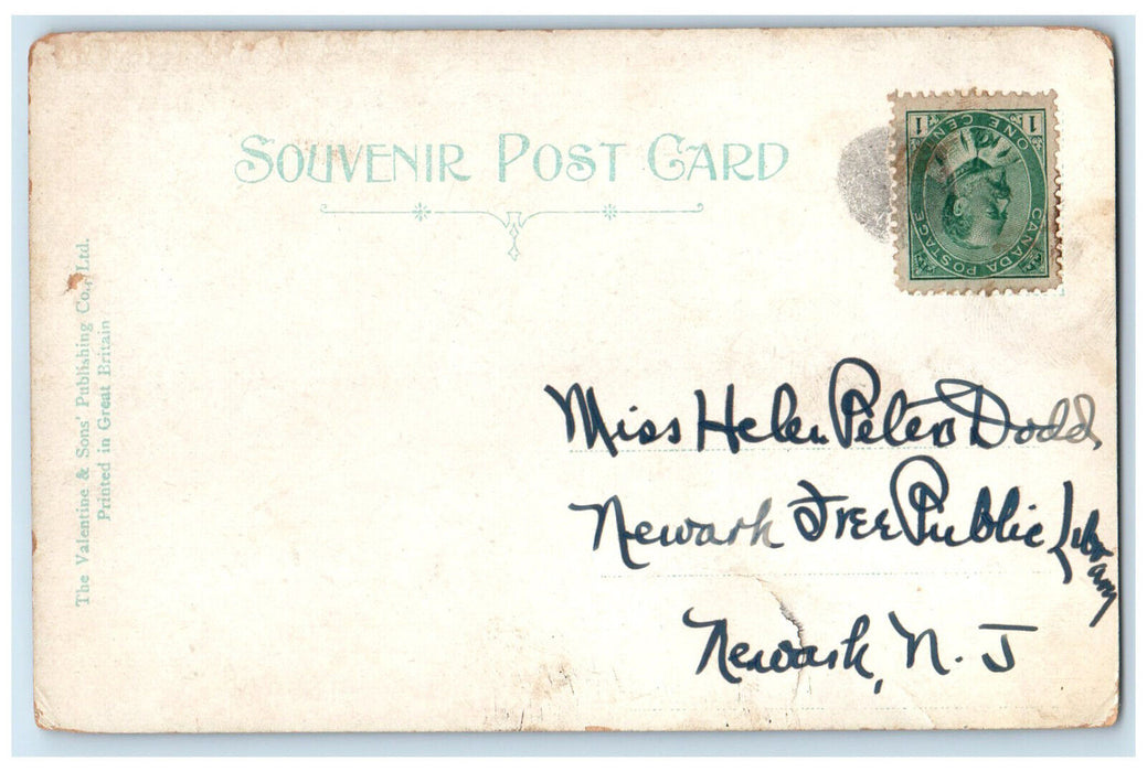 c1905 Dominion Atlantic Railway Sally Port Annapolis Royal NS Canada Postcard