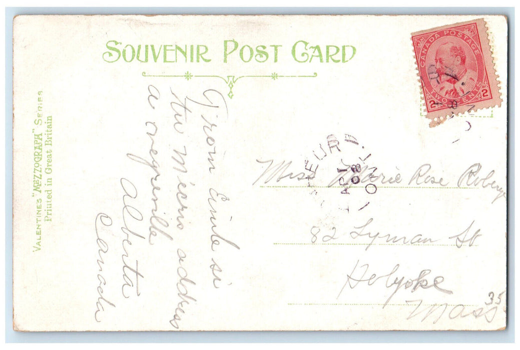 1908 Canadian Pacific Railway Lake Louise Laggan Alberta Canada Postcard