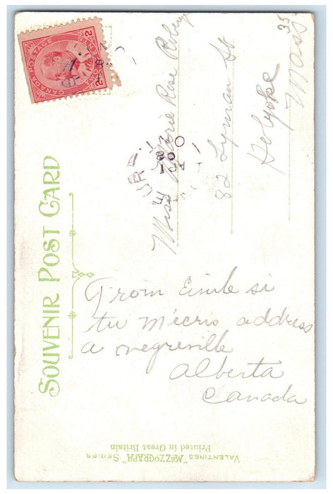 1908 Canadian Pacific Railway Lake Louise Laggan Alberta Canada Postcard