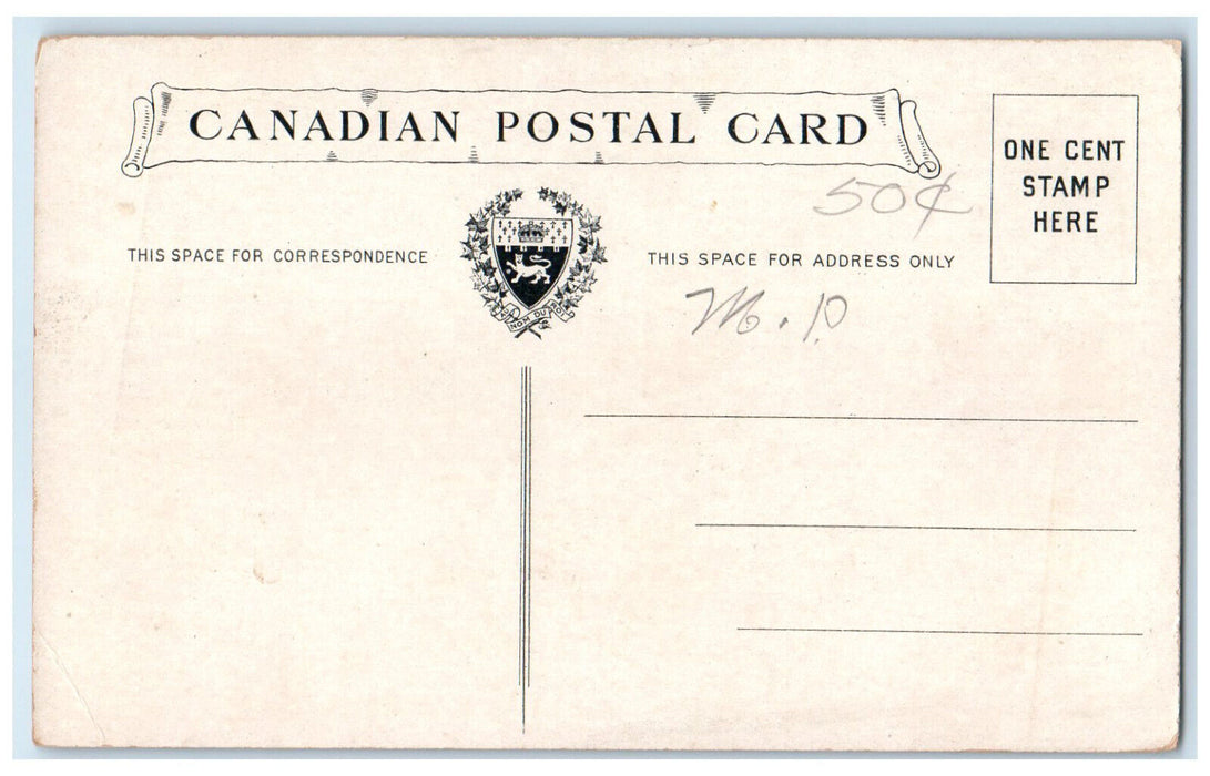 c1910 Souvenir Room King Edward Hotel Toronto Ontario Canada Multiview Postcard