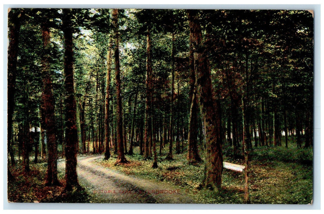 c1910 Victoria Park Sherbrook Quebec Orford NH Canada Posted Antique Postcard
