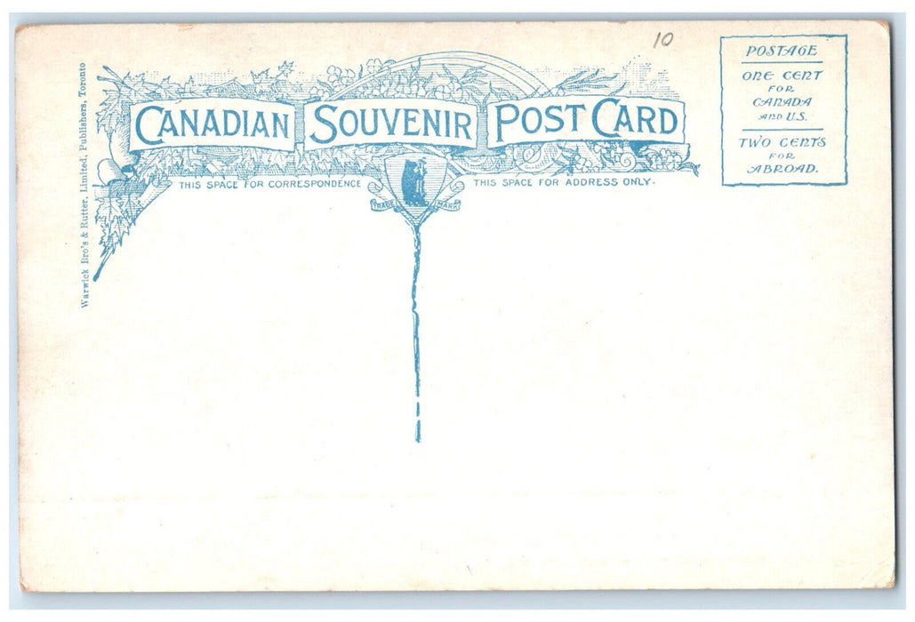 c1910 Shipping Piers Wolfville Nova Scotia Canada Unposted Antique Postcard