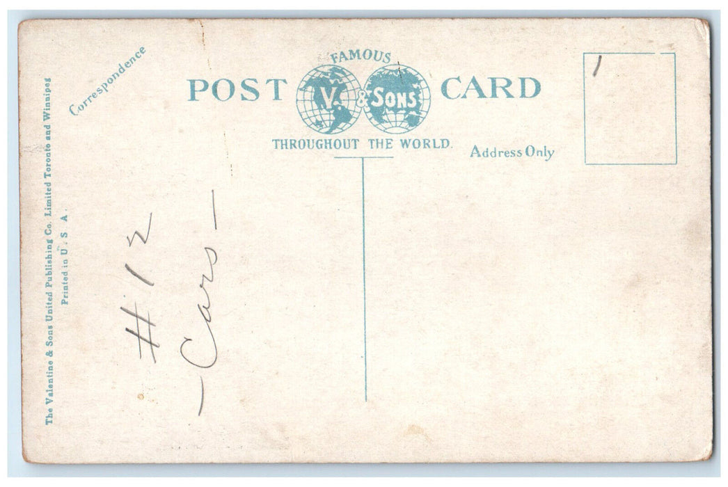 c1930's Fountain Monument The Gore Hamilton Ontario Canada Unposted Postcard