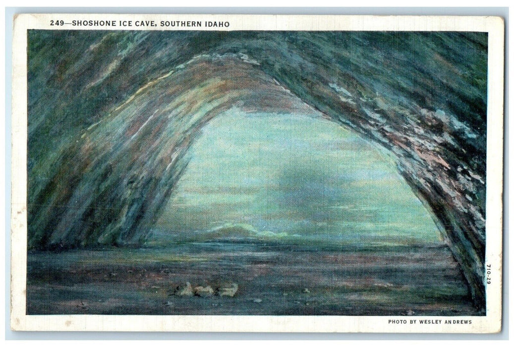 c1930's View Of Shoshone Ice Cave Southern Idaho ID Unposted Vintage Postcard