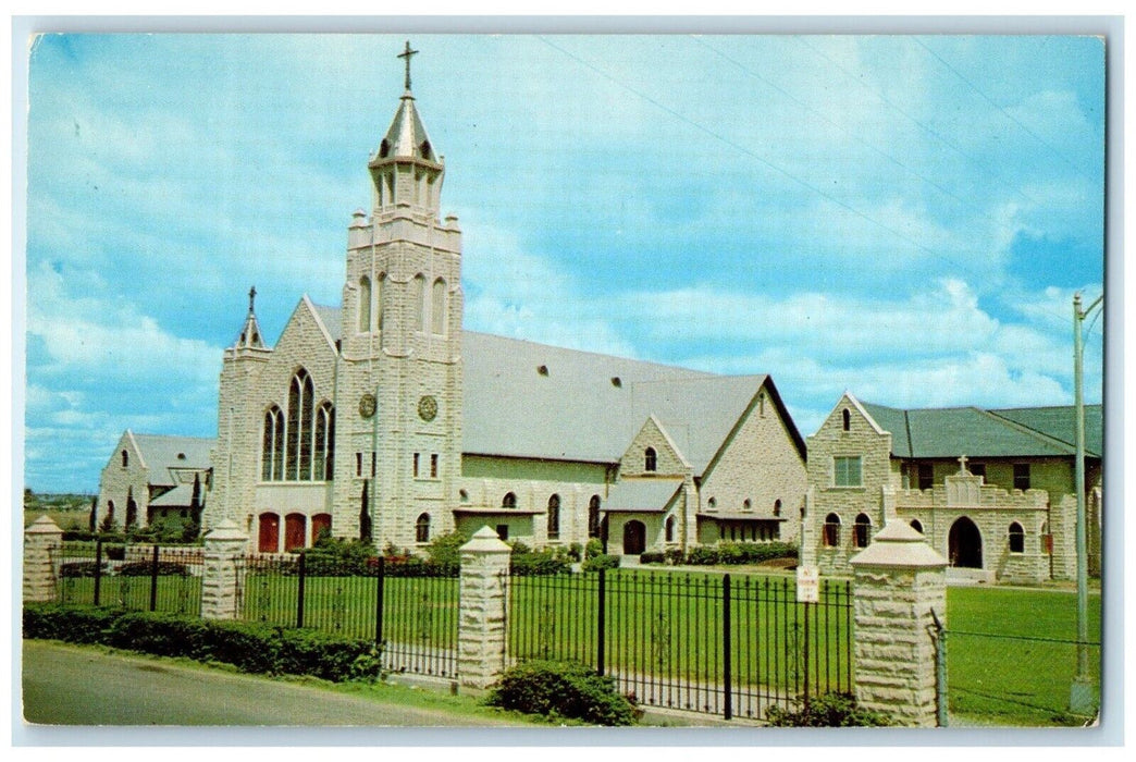 c1950's Virgin Of San Juan Catholic Church San Juan Texas TX Vintage Postcard