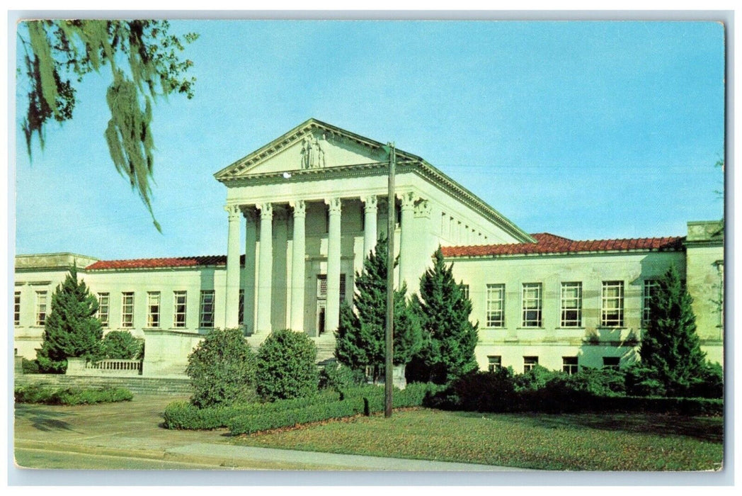 c1950's Law Building Scene Street Baton Rouge Louisiana LA Vintage Postcard