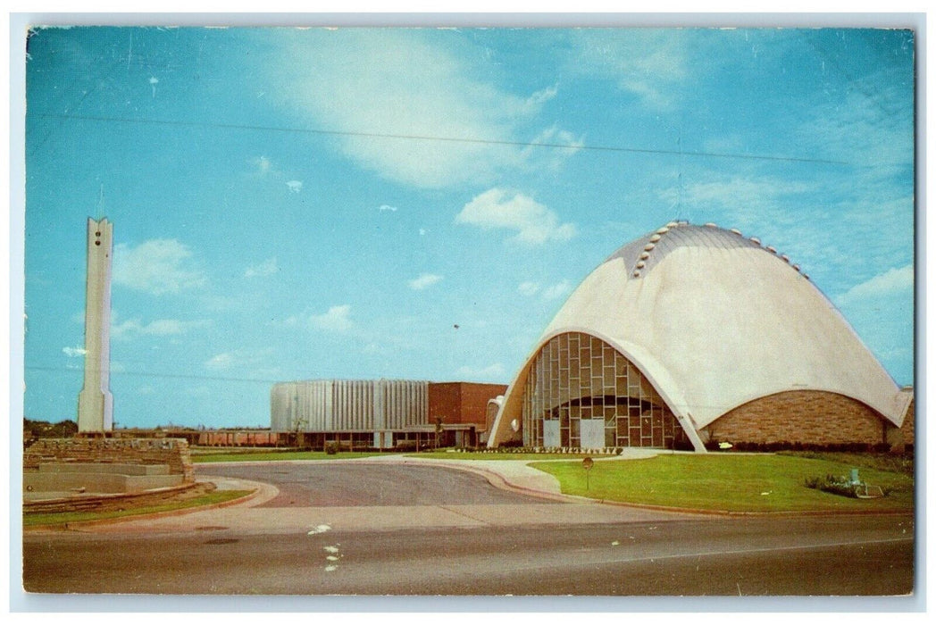 1962 The First Christian Church Oklahoma City Oklahoma OK Vintage Postcard