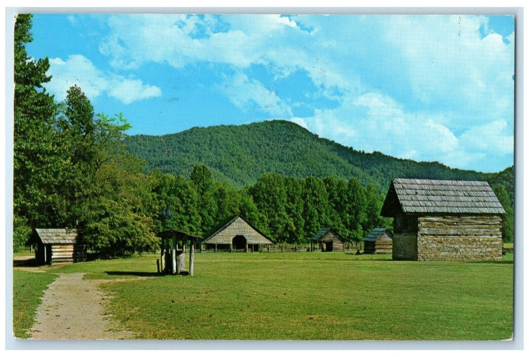 1969 Pioneer Farmstead Great Smoky Mountains National Park NCVintage Postcard