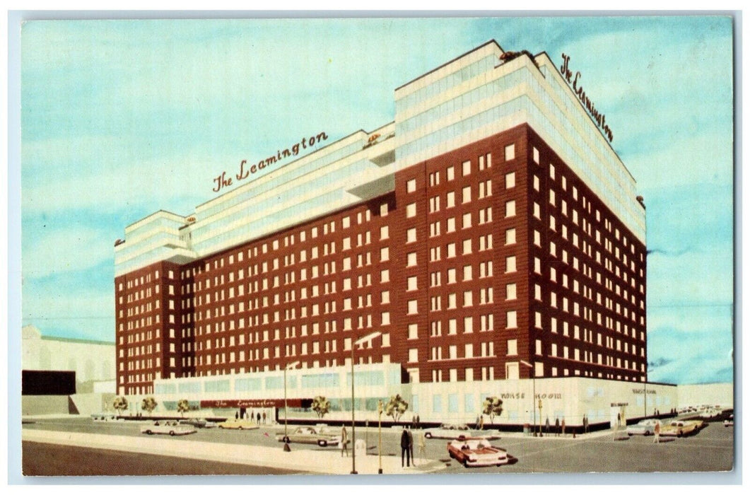 c1950's The Leamington Building Cars Minneapolis Minnesota MN Vintage Postcard