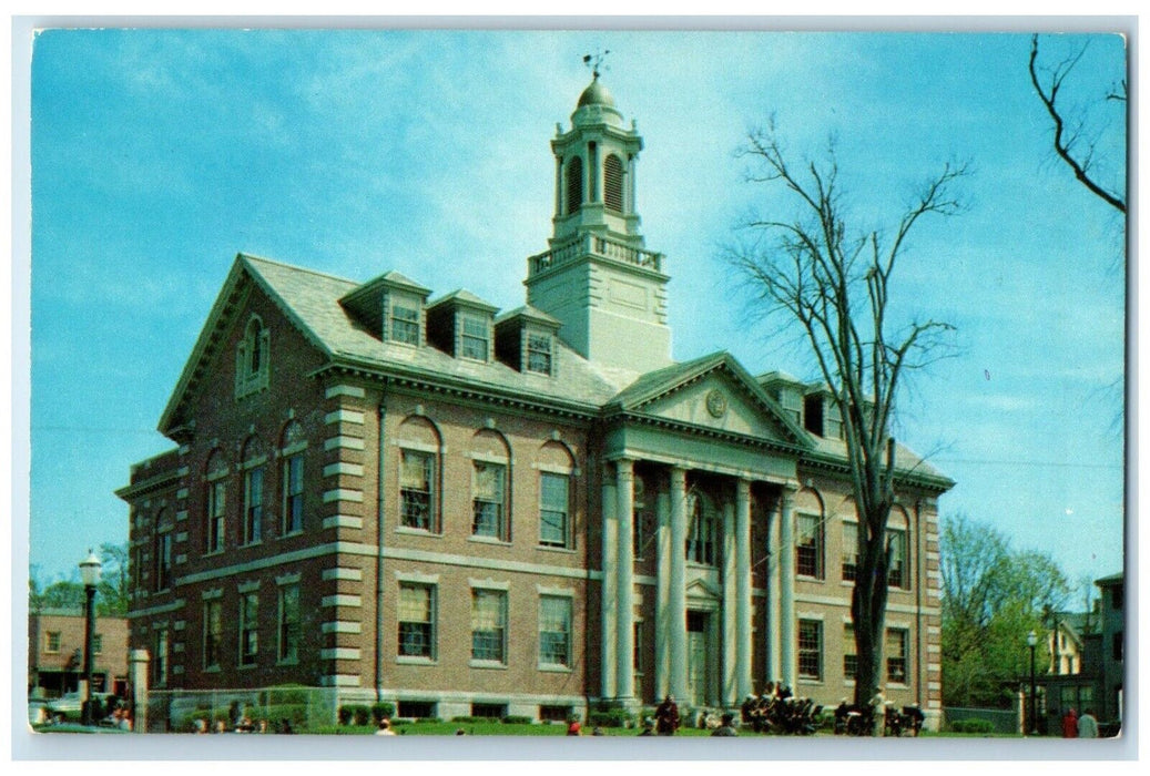 c1960 Exterior View Court House Building Newport Rhode Island Unposted Postcard