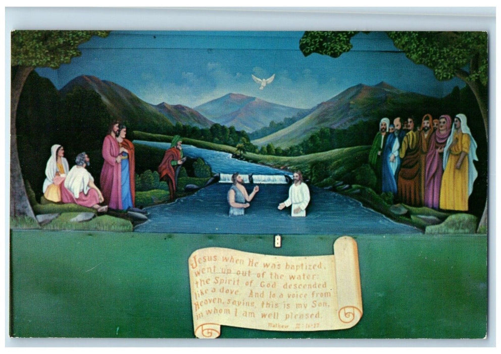 c1960 Scenes Garden Of Life Featured Bibleland Bible Orlando Florida FL Postcard